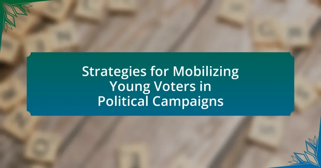 Strategies for Mobilizing Young Voters in Political Campaigns