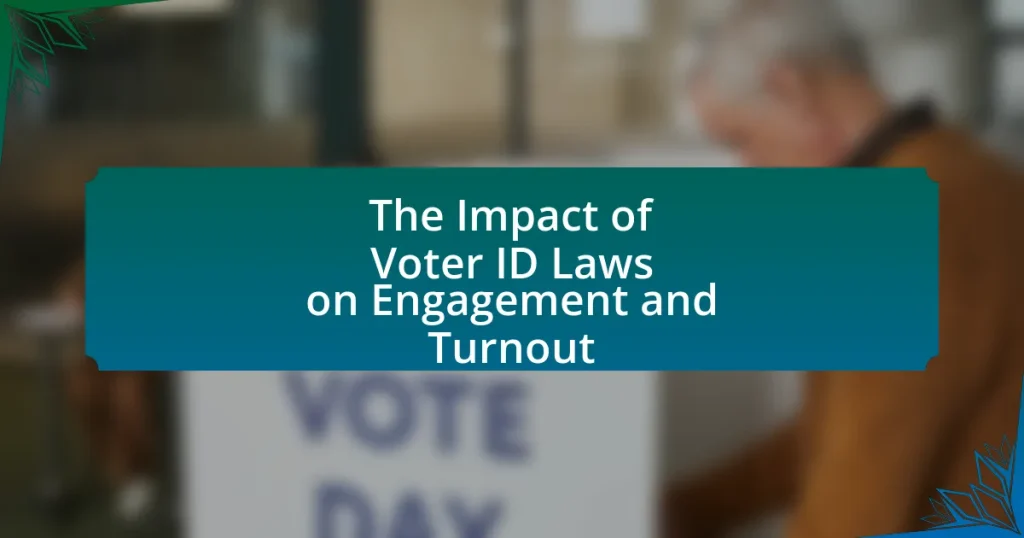 The Impact of Voter ID Laws on Engagement and Turnout