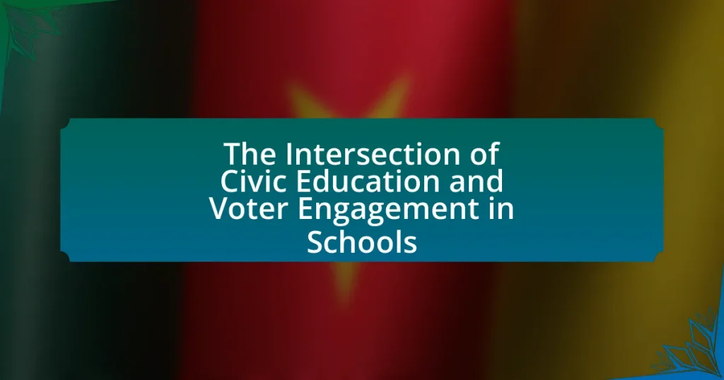 The Intersection of Civic Education and Voter Engagement in Schools